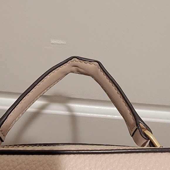 Michael Kors Jet Set Medium Crossbody Bag Pebbled Leather Pink Hand Bag Purse - Picture 3 of 15